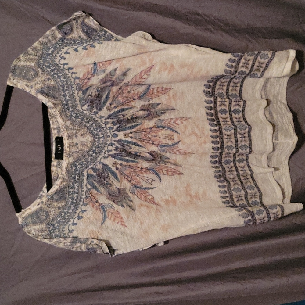 COPY - NAÏF short sleeve knit blouse